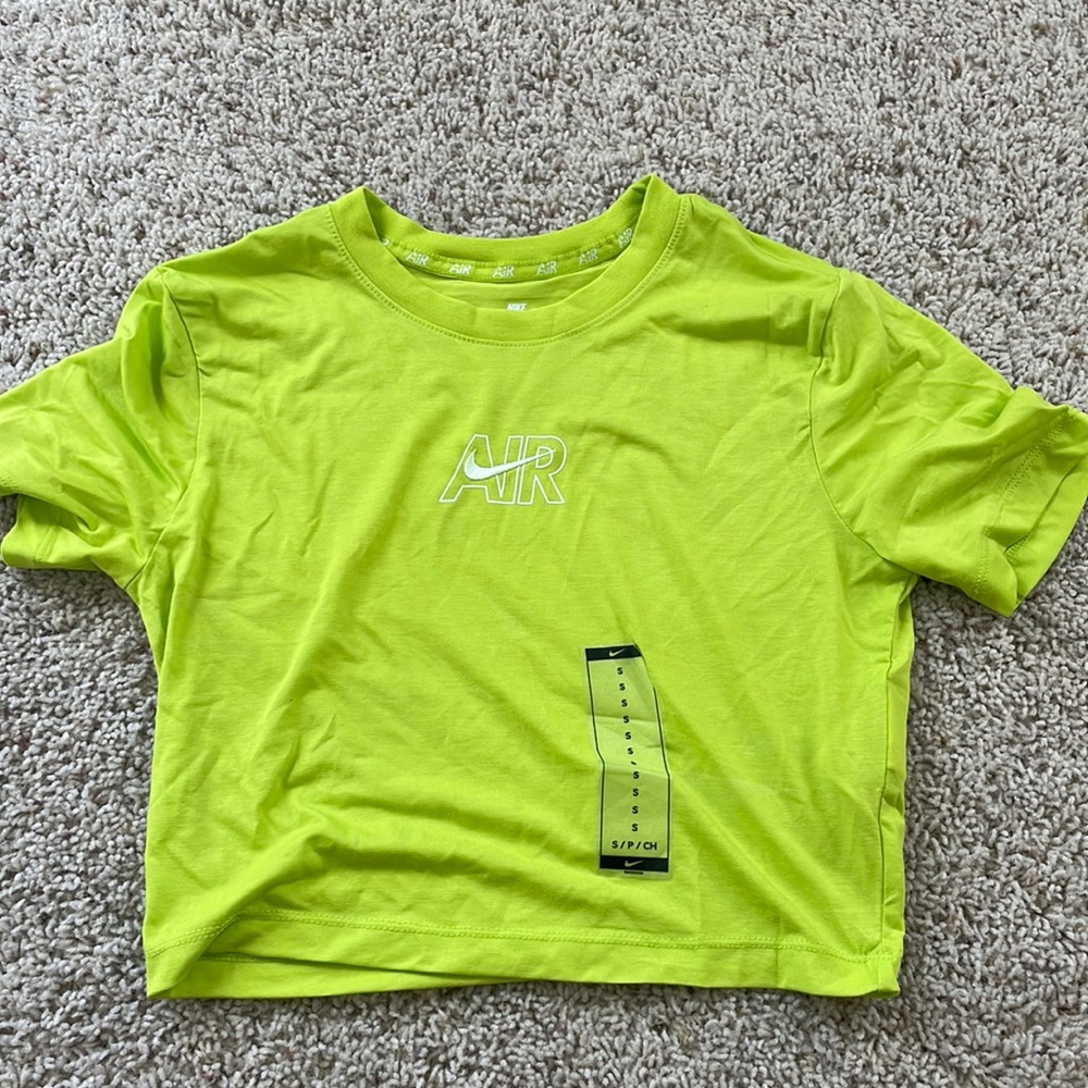 Nike lime green tshirt. Size small. Didn’t fit